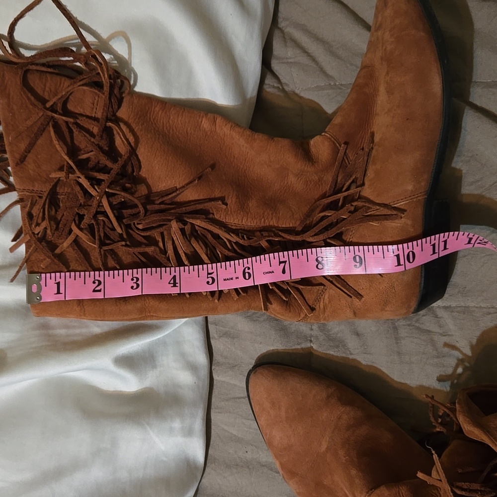 Women's Brown Western Boots - Picture 9 of 10